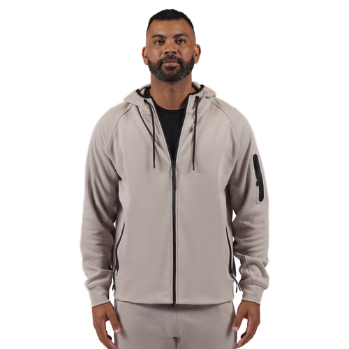 Csg Mens  Commuter Full Zip Hoodie In Cement