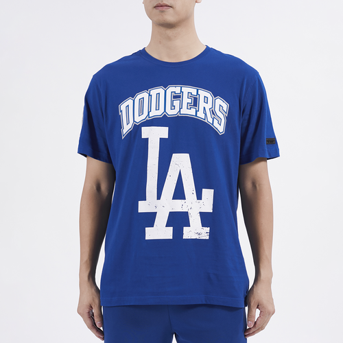 

Pro Standard Mens Pro Standard Los Angeles Dodgers GTP SJ T-Shirt - Mens White/Blue Size L