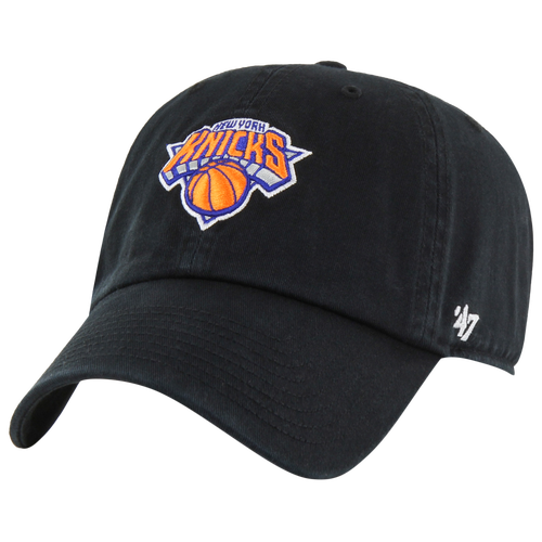 47 Brand Mens NBA New York Knicks Clean Up - - Black