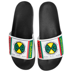 Men's - Cross Colours Circle Logo Slide - Black