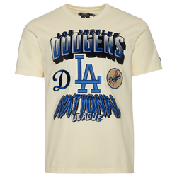 Men's - Pro Standard Dodgers Short Sleeve T-Shirt - Beige/Multi
