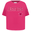 Pro Standard Houston Astros Triple Pink Ss Boxy Tee - Pro Standard Beetroot Purple