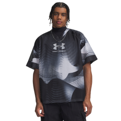Men's - Under Armour Icon Mesh Jersey - White/Black/Reflective