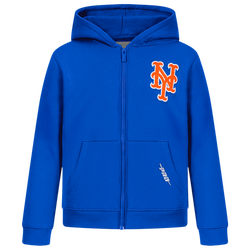 Boys' Grade School - Pro Standard New York Mets Classic Flc Fz Hoodie - Royal Blue