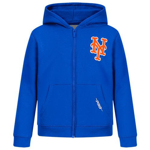 Pro Standard Kids' Boys   New York Mets Classic Flc Fz Hoodie In Blue