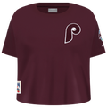 Pro Standard Philadelphia Phillies Classic Ss Boxy Tee - Pro Standard Wine