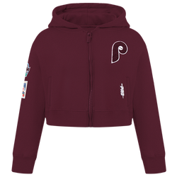 Girls' Grade School - Pro Standard Philadelphia Phillies Classic Flc Fz Hoodie - Wine