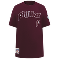 Pro Standard Philadelphia Phillies Classic Ss Tee - Pro Standard Wine