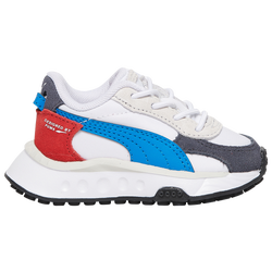 Boys' Toddler - PUMA Wild Rider - White/Blue/Red