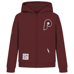 Boys' Grade School - Pro Standard Philadelphia Phillies Classic Flc Fz Hoodie - Wine