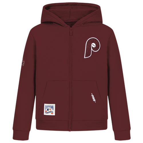  - Pro Standard Philadelphia Phillies Classic Flc Fz Hoodie - Wine