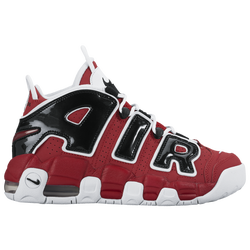 Girls' Grade School - Nike Air More Uptempo - Varsity Red/White/Black