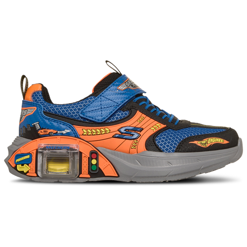 MENS - Skechers Garage - Orange/Blue Black