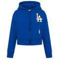 Pro Standard Los Angeles Dodgers Classic Flc Fz Hoodie - Pro Standard Dodger Blue