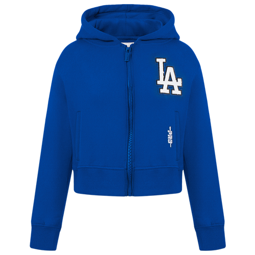 GIRLS - Pro Standard Los Angeles Dodgers Classic Flc Fz Hoodie - Dodger Blue