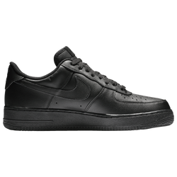 Mens - Nike Air Force 1 Low - Black/Black