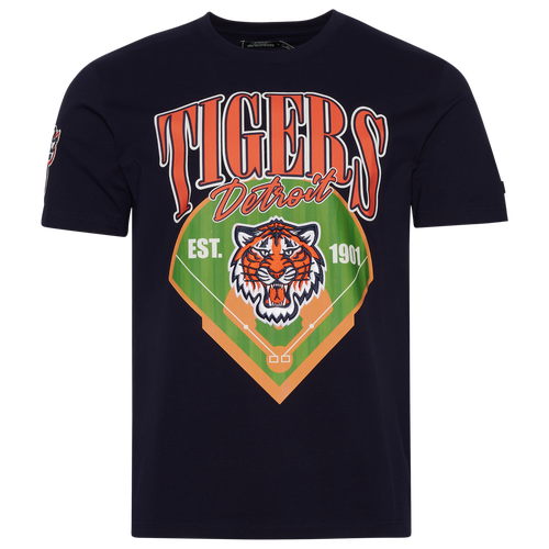 

Pro Standard Mens Pro Standard Tigers Homerun T-Shirt - Mens Multi/Midnight Size L