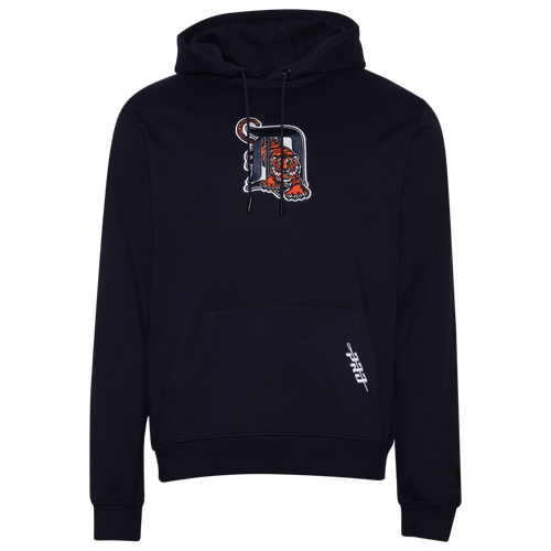  - Pro Standard Tigers Homerun Fleece Pullover Hoodie - Midnight/Multi