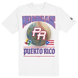 Men's - New Era WBC26 Event Short Sleeve T-Shirt Puerto Rico - White