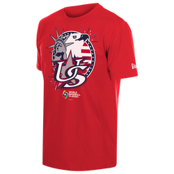 Men's - New Era WBC26 Local Short Sleeve T-Shirt United States - Red