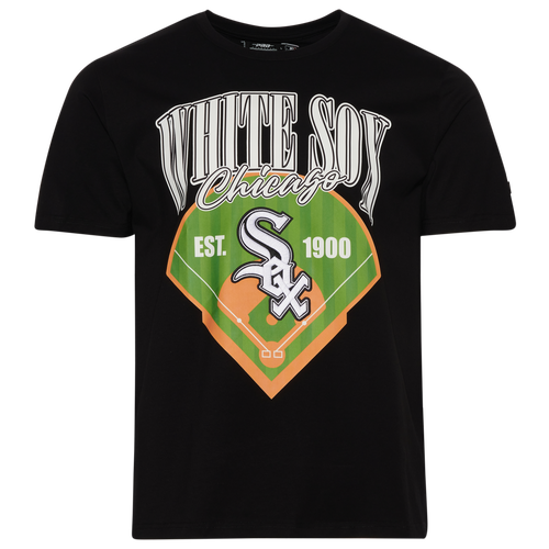 

Pro Standard Mens Pro Standard White Sox Homerun T-Shirt - Mens Black/Multi Size S