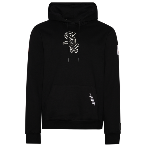 

Pro Standard Mens Pro Standard White Sox Homerun Fleece Pullover Hoodie - Mens Black/Multi Size L