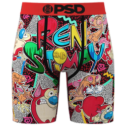 Men's - PSD Bp Skulls Glow Briefs - Red/Multi
