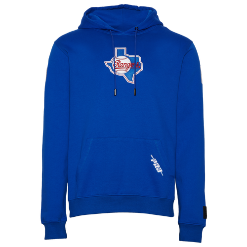 

Pro Standard Mens Pro Standard Rangers Homerun Fleece Pullover Hoodie - Mens Royal/Multi Size XXL