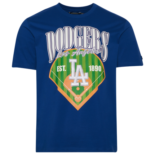 

Pro Standard Mens Pro Standard Dodgers Homerun T-Shirt - Mens Multi/Dodger Blue Size S