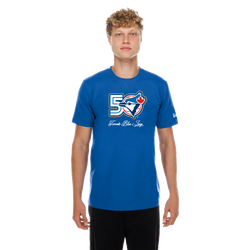Men's - New Era Blue Jays 50th Anniversary T-Shirt  - Blue/White