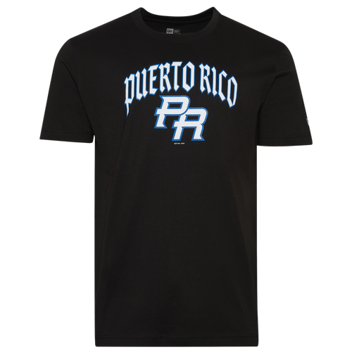 New Era Mens PUERTO RICO WBC 2026 Puerto Rico T-Shirt - - Black