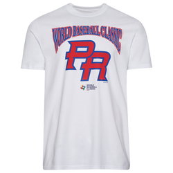 Men's - New Era WBC26 WRDMK Short Sleeve T-Shirt Puerto Rico - White