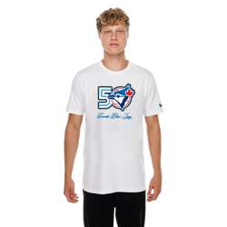 Men's - New Era Blue Jays 50th Anniversary T-Shirt  - Blue/White