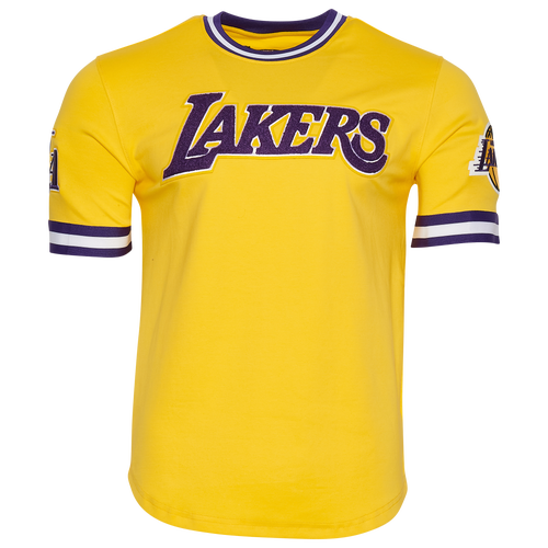 

Pro Standard Mens Los Angeles Lakers Pro Standard Lakers BP T-Shirt - Mens Gold/White Size M