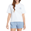 Dickies Short Sleeve Stripe Tomboy T-Shirt - Women's White/Blue