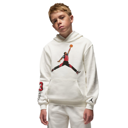 Boys' Grade School - Jordan Sketch Pullover Hoodie  - Sail