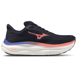 Women's - Mizuno Wave Sky 9 - Odyssey Grey/Striking Coral
