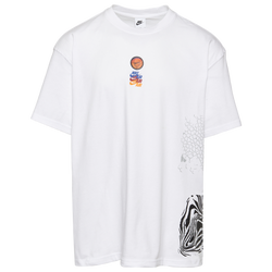 Men's - Nike NSW Max90 FLE Short Sleece T-Shirt  - White