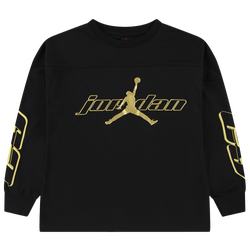 Boys' Grade School - Jordan Mountainside Long Sleeve Jersey  - Black