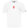 Pro Standard Giants Classic DS T-Shirt - Pro Standard White/Orange