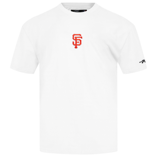 MENS - Pro Standard Giants Classic DS T-Shirt - White/Orange
