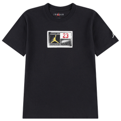 Garçons, Scolaire - Jordan T-shirt avec étiquette Stencil - Black