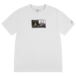 Garçons, Scolaire - Jordan T-shirt avec étiquette Stencil - Sail