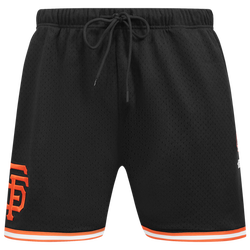 Men's - Pro Standard Giants Mesh Basketball Shorts - Black/Multi