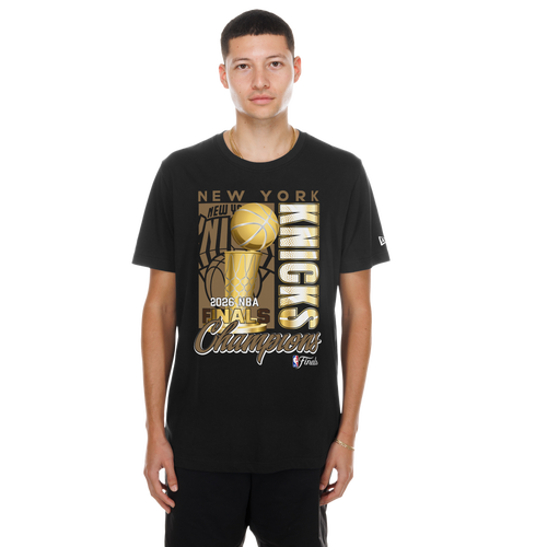  - New Era Knicks Champs Short Sleeve T-Shirt - Gold/Black