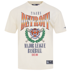 Men's - Pro Standard Tigers Around The World CJ Drop Shoulder T-Shirt - Eggshell/Multi