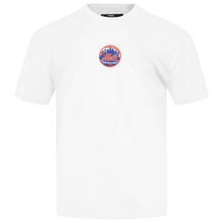 Men's - Pro Standard Mets Classic DS T-Shirt - White/Orange