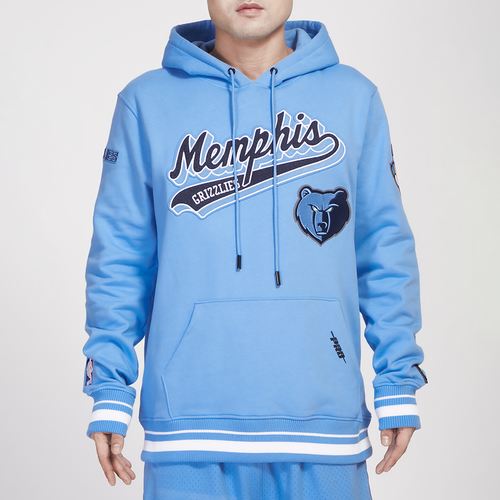 

Pro Standard Mens Pro Standard Grizzlies Script Fleece P/O Hoodie - Mens Carolina/Carolina Size L