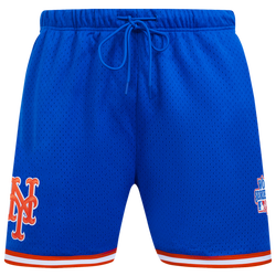 Men's - Pro Standard Mets Mesh Basketball Shorts - Royal/Multi
