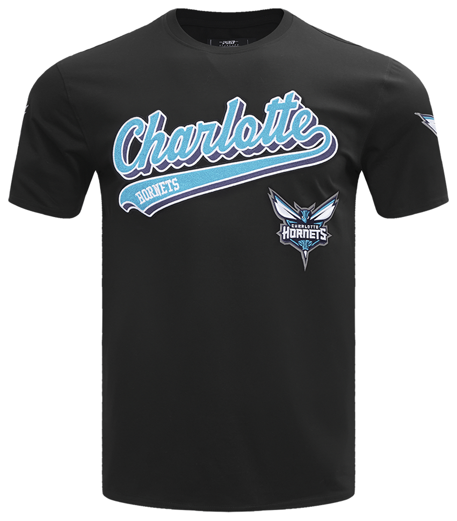 Pro Standard Hornets Script Tail SJ T-Shirt - Men's